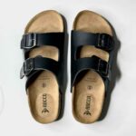 ROCCO Black Two Strap Sandal