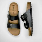 ROCCO Black Two Strap Sandal