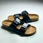 ROCCO Black Two Strap Sandal