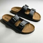 ROCCO Black Two Strap Sandal