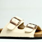 ROCCO Toffee Cream Two Strap Sandal