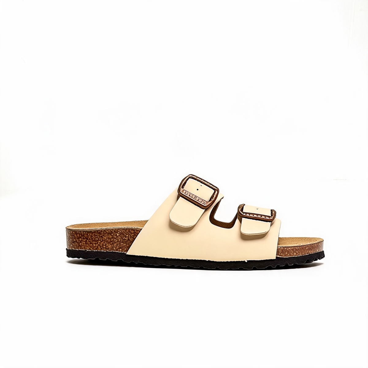 ROCCO Toffee Cream Two Strap Sandal