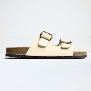 ROCCO Toffee Cream Two Strap Sandal